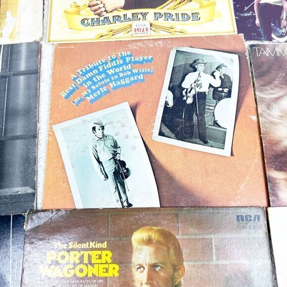 Vintage Country Vinyl Record Lot of 9  Porter Wagoner, Oak Ridge, Tammy Wynette - Picture 6 of 11